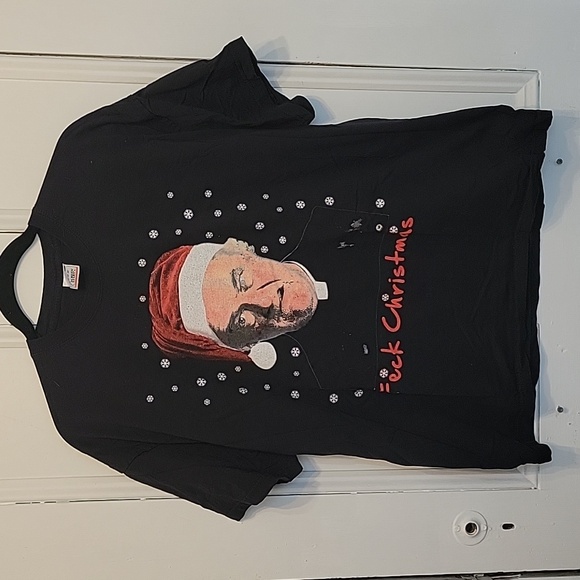 ScreenStars Father Damien Christmas tshirt - Picture 1 of 4
